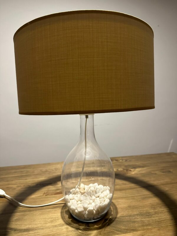 Lampara de mesa grande de cristal - Imagen 5