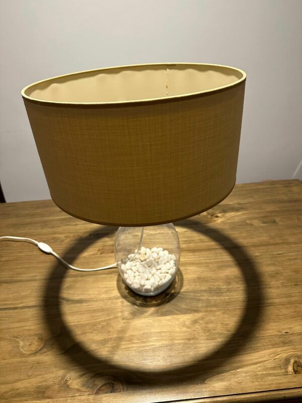 Lampara de mesa grande de cristal - Imagen 4